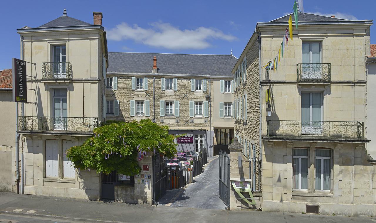 Logis Hotel-Restaurant Le Fontarabie Fontenay-le-Comte Luaran gambar